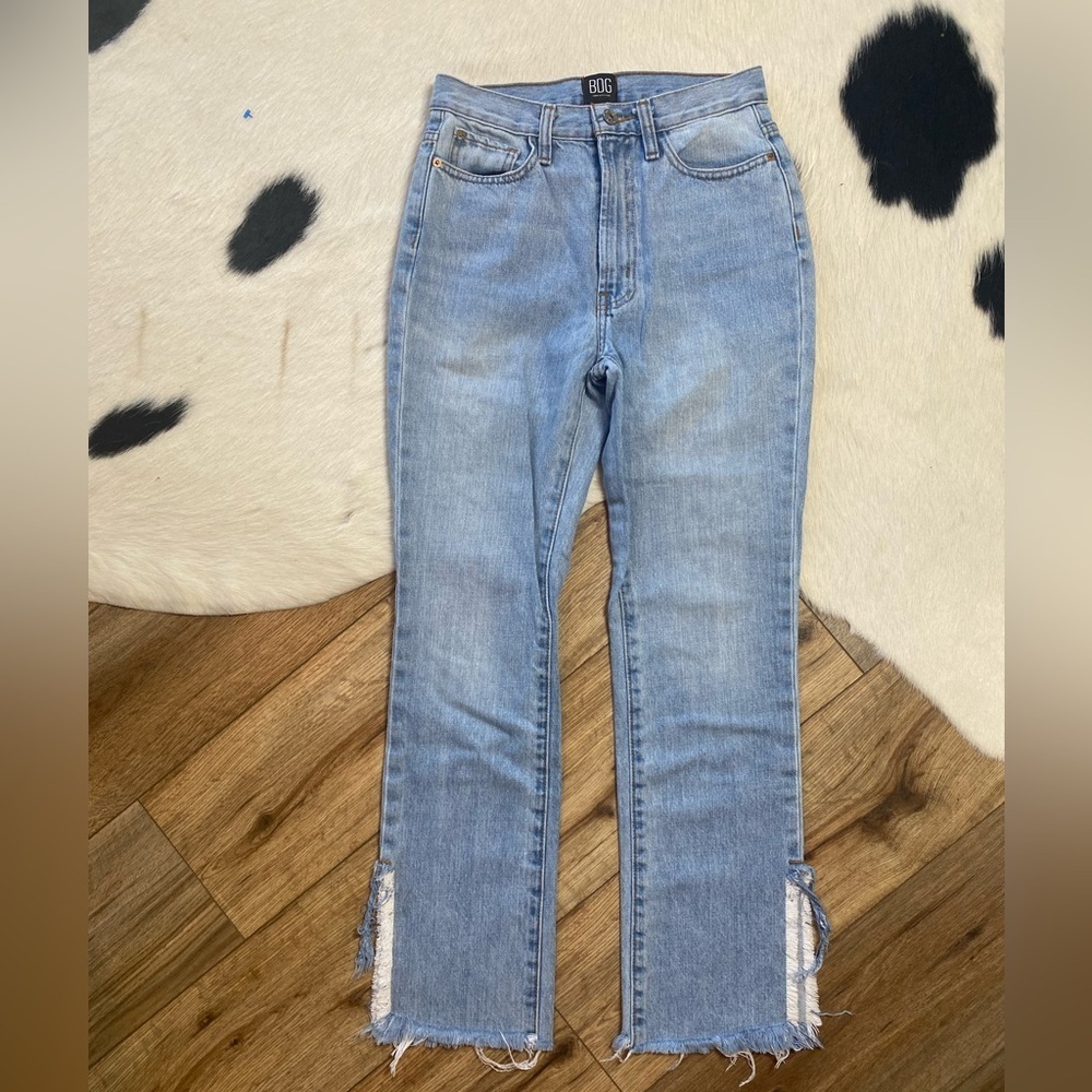 BDG Urban Outfitters light wash high rise jeans